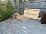 Boxes and other waste Boxes and other solar install waste. Not the wooden pallet. The client is going to keep the wooden pallet, so you can ignore the wooden pallet in the photo. BN20 - removed for £106