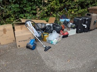 Miscellaneous household items collected by Pat Smith Environmental Ltd