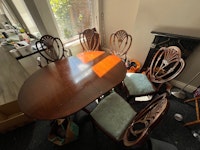 chairs, tables, bike, cabinet collected by Easy Junk