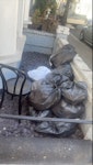 14 bags and a chair 14 bags - household items due to moving out. 
Chair 
Mix of food, drink and house waste. SW11 - removed for £130