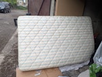 Small double mattress 120x190 Might be reusable. 

Pick up possible on Sunday, August 1st. Monday, 2nd between 1pm and 4pm or Tuesday, 3rd between 1pm and 3pm. N1 - removed for £57