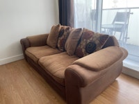 3 seater sofa, breakfast table collected by Squeaky Clean Removals
