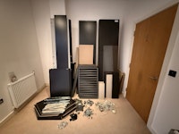 Flatpack wardrobes & drawers collected by TSS Waste