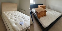 3 beds&matt/sofa/table/desk collected by Squeaky Clean Removals