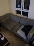 3 seater sofa Solid frame with 4 removable cushions and detachable legs N9 - removed for £99