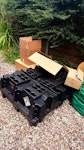 Packaging Cardboard, plastic, cables EN10 - removed for £80