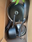 old pots and pans old pots and pans with glass lids NW3 - removed for £0