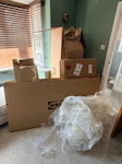 cardboards and a mattress A few cardboards, plastics and a double sized mattress BN15 - removed for £130
