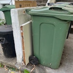 Wood door Solid wooden door, already removed and outside N5 - removed for £57