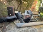 reno waste+household some renovation waste and various household junk incl a chair, old rug and other smaller bits N16 - removed for £130
