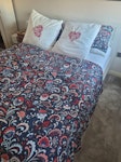 Mattresses Kingsize mattress 
Small double mattress 
Kingsize wooden bedframe dismantled GU1 - removed for £99