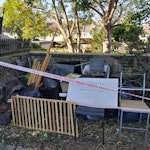 Moving House Rubbish Garden and house broken furniture, black bags, garden tools storage box, small tables x 2, chairs, barbecue, etc. SM4 - removed for £130