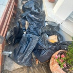 15 bags, small offcuts wood 15 bags of wood flooring offcuts, and small offcuts wood W6 - removed for £88