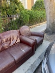 1 armchair, 1 sofa The furniture is already on the street, it just needs to be picked up. Only need to carry from the street into the van. N1 - removed for £156