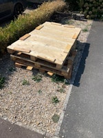 Wooden pallets collected by clear that services