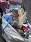 4 bags 2 garden waste. 2 assor mixed 2 heavy 2 not so heavy M22 - removed for £176