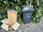 Regular waste bin Regular household waste bin and couple of cardboard boxes BR7 - removed for £71