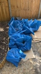21 bags of soil, pots, tools 21 bags of soil - all individually liftable. Bamboo trellis. 2 plant pots with rubble in. old rusty garden tools (spade, hoe, hammer) and metal top of old shed. SW14 - removed for £214