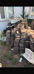 left over roof tiles roof tiles that can be reused in the drive way so easily collectable UB3 - removed for £195