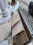 Dismantled wardrobe and drawer Dismantled wardrobe and chest of drawers L15 - removed for £83