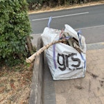 garden clearance waste garden clearance waste, some wood and scrap metal HP3 - removed for £76