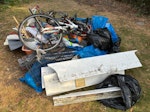 barbecue, bicycles, misc 1 disassembled barbecue grill in bags, 1 gas canister, three bicycles, very heavy car parts, metal animal enclosure(flattened), toys, buckets, gutters and boards ( broken) and junks.
majority of them are in back garden and a few items( car parts and small glass window in last picture) are in front garden. Both very easy to access, no steps. asap TW10 - removed for £117