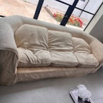 1 piece 3 seater Sofa Removal of Single piece of 3-seater sofa. 260cmx100cmx70cm appx TW3 - removed for £88