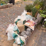 Grit/Sharp/Kiln Sand + Bricks Looking to remove around 6 bags of Grit/Sharp Sand: some could be re-used however there are some small rocks mixed in.
2 Kiln Dried Sand, these bags are brand new
Around 40 or so cut Staffordshire Blue 2 block bricks that have been cut either to 1 block or somewhere inbetween. I also have a small bag of off-cuts from where some of these were cut.
Wooden pallet that could also be re-used N16 - removed for £195