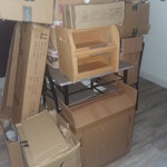 Packaging/unwanted items/table Please collect them at 9:00 am HA1 - removed for £156