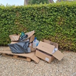 Solar install waste boxes,pallet and other solar install waste - collection ASAP GL7 - removed for £150