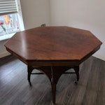 Dinner table and coffee table Wooden Dinner table and coffee table. Need it gone ASAP, tomorrow (Thursday 20th August) latest. GU1 - removed for £97