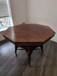 Dinner table and coffee table Wooden Dinner table and coffee table. Need it gone ASAP, tomorrow (Thursday 20th August) latest. GU1 - removed for £97
