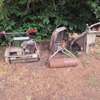 Removal of two lawn mowers etc collected by Waste Machine