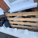 waste from cloakroom refit waste from cloakroom refit including macerator toilet, sink, timber and tiles SL4 - removed for £129