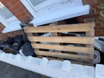 waste from cloakroom refit waste from cloakroom refit including macerator toilet, sink, timber and tiles SL4 - removed for £129