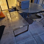 2x tables, microwave, bin I'd like a quote for removing and disposing of two old tables, a microwave and a built-in garbage bin (removed now) from my flat at N1 7GT.
One is a large round glass pedestal table, shown in the attached photo. The glass top may lift off, but the base might need dismantling. The other is a rectangular glass coffee table. N1 - removed for £130