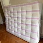 Super King size mattress Mattress -
Good condition but v small tear so heart foundation would not take it KT18 - removed for £77