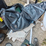 3 bags, old flooring vinyl 3 bags, old flooring vinyl NN8 - removed for £50
