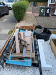 small load of rubbish one pallet and odd bits of wood and a big pond/plant pot BR1 - removed for £65