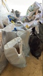 approx 15 bags of rubble builders rubble all bagged up E10 - removed for £104