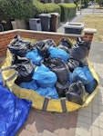 soil and other junk removal soil in rubble bags, approx 40/50 and other junk like loose wood pieces and toys, such as small bikes and remote control car. IG11 - removed for £175