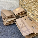 Furniture/moving recycables Mainly cardboard from moving boxes/furniture boxes. Some bags containing, for example, bubble wrap, paper, plastic SW19 - removed for £94