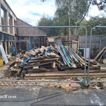 Waste wood plus other stuff This is mostly some old hoardings so plywood and timber. a few other bits as well (see photos). we estimate it would just fit in a transit van. ideally collection anytime tomorrow Tuesday 25th August, but could wait to Wednesday if needed. we can help with loading. E10 - removed for £650
