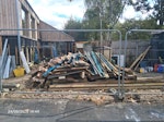 Waste wood plus other stuff This is mostly some old hoardings so plywood and timber. a few other bits as well (see photos). we estimate it would just fit in a transit van. ideally collection anytime tomorrow Tuesday 25th August, but could wait to Wednesday if needed. we can help with loading. E10 - removed for £650
