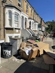 cardboard boxes moving lots of cardboard after house move. Ikea boxes and Amazon boxes. flattened N19 - removed for £94
