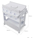 Baby changing unit One lightweight plastic baby changing unit mostly not in a reusable condition W8 - removed for £29