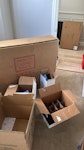 1  cabinet and 10 flat cardboa 10 empty flat cardboard boxes and 1 wooden cabinet for collection and recycling/reuse. Must be collected tomorrow, Saturday 29 August between 12:00pm and 2:00pm strictly (arriving no later than 2:00pm). SW18 - removed for £78