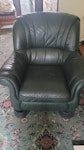Couch, arm chair and a small f Just the 3 items. Have a new suite coming today. BL4 - removed for £214
