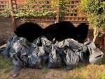 25 bags of soil and rubble 25 small bags of soil,some loose rubble and a metal pole. CT1 - removed for £260
