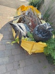 Garden soil and branches Garden waste primarily with soil and branches KT17 - removed for £174